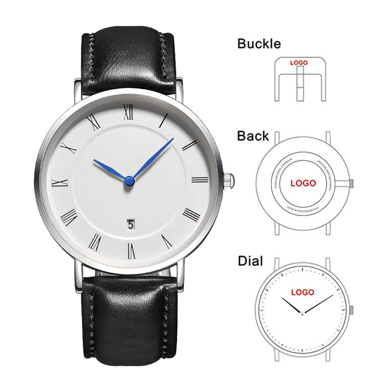 Mens Mechanical Watch - B-8210A Simple Men Watches With Date