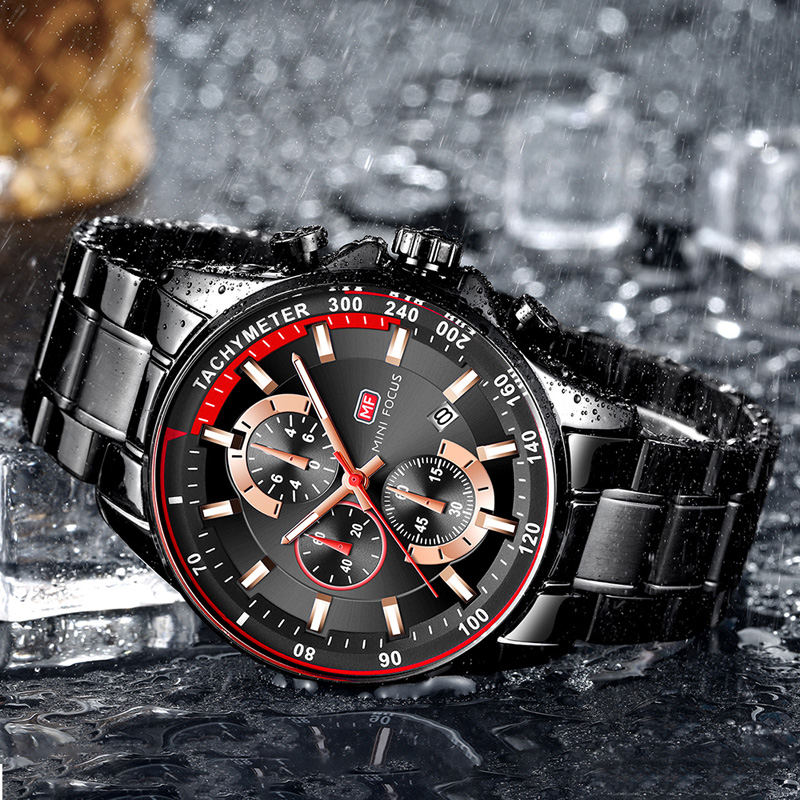 MINI FOCUS Men's Stainless Ste - Jewelry Watches For Men review and price