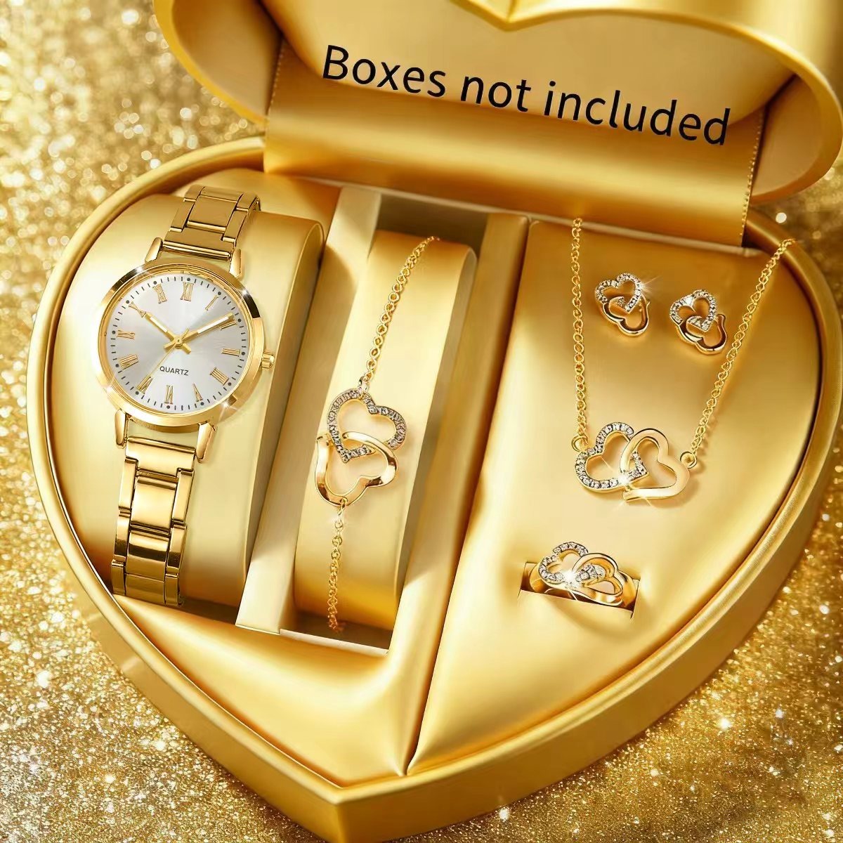6PCS Fashion Women's Quartz Wa - Jewelry Box Organizer Watches review and price