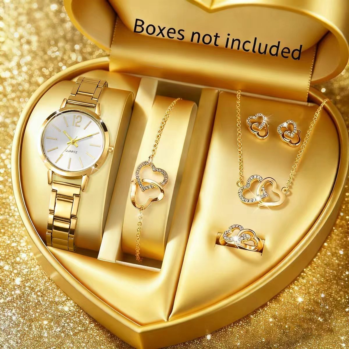 6PCS Fashion Women's Quartz Wa - Jewelry Box Organizer Watches review and price