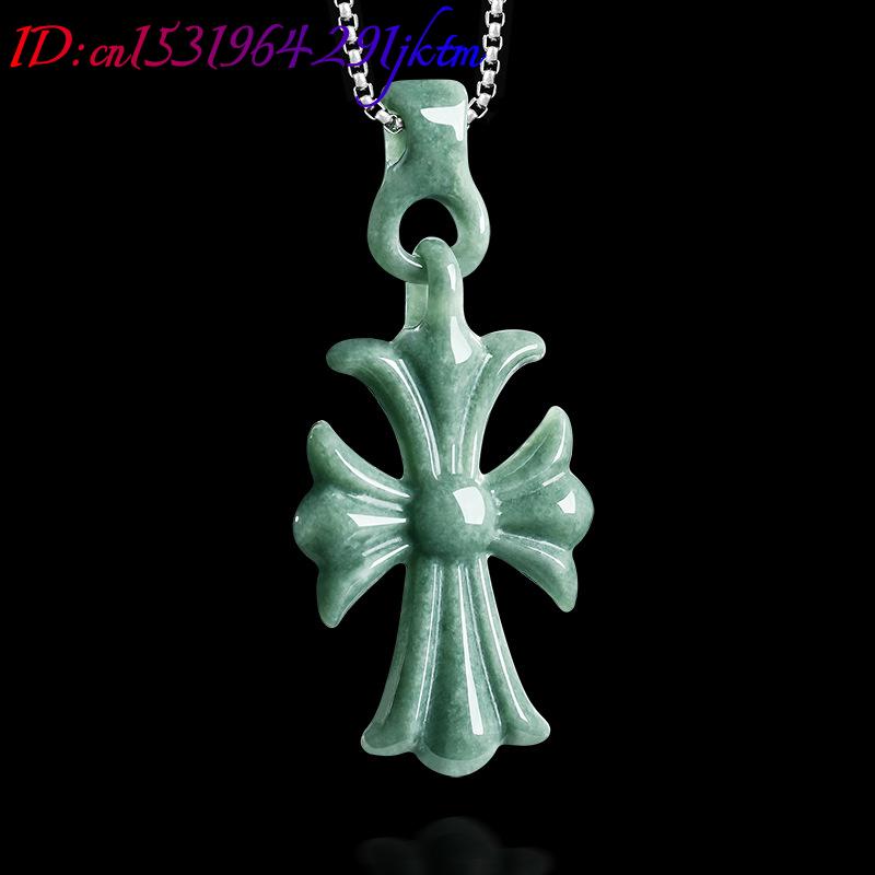 Natural Burmese Jadeite Cross  - Jewelry & Watches Store review and price