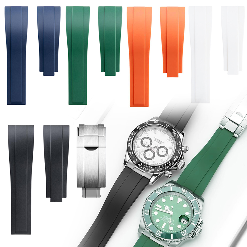 20mm 21mm 22mm Silicone Rubber - Rolex Watch Daytona review and price