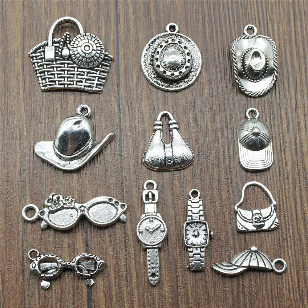 20pcs Hat Charms Sunglasses Ch - Jewelry Making Watches review and price