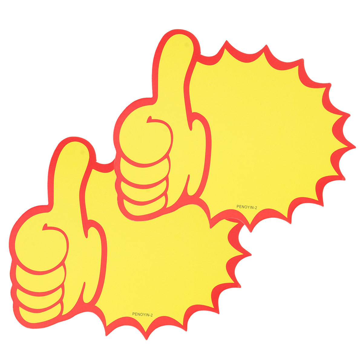 100Pcs Thumb Shaped Yellow Pap - Jewelry Stores With Watches review and price