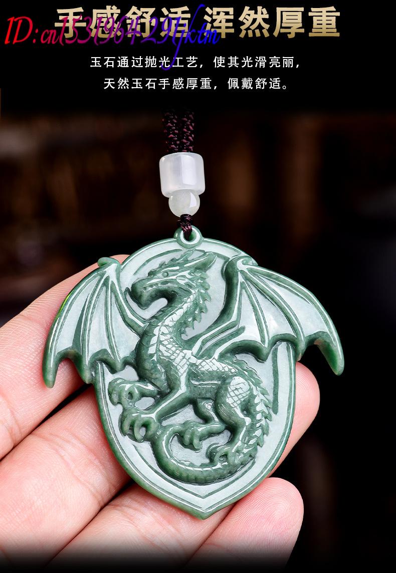 Natural Burmese Jadeite Dragon - Jewelry & Watches Store review and price