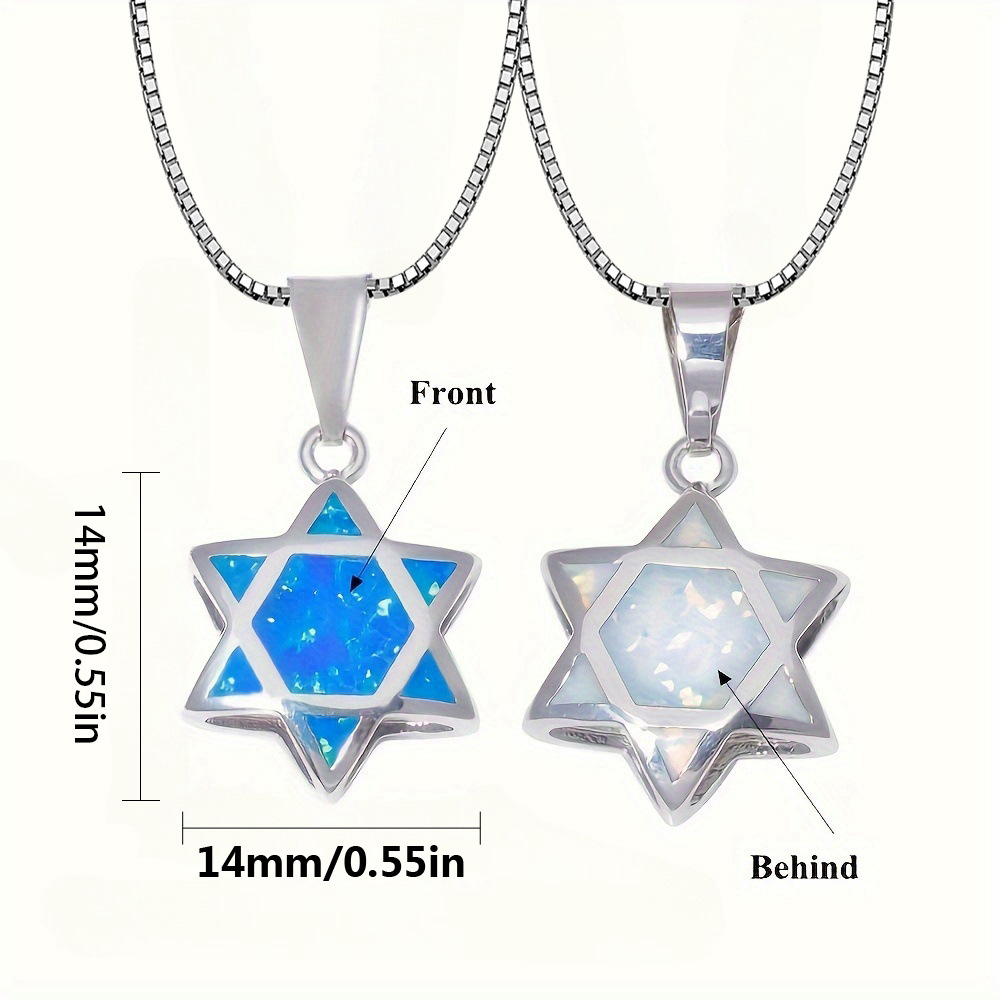 Star of David Opal Pendant Nec - Jewelry & Watches Bench review and price